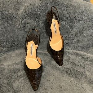 Authentic Alligator Manolo Blahnik